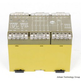 Pilz PNOZ 3 24VDC 5S 1O 1W Emergency Stop Relay and Safety Gate Monitor in IAT Bangladesh PLC BD