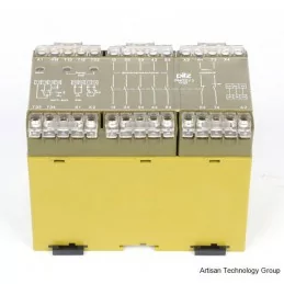 Pilz PNOZ 3 24VDC 5S 1O 1W Emergency Stop Relay and Safety Gate Monitor in IAT Bangladesh PLC BD