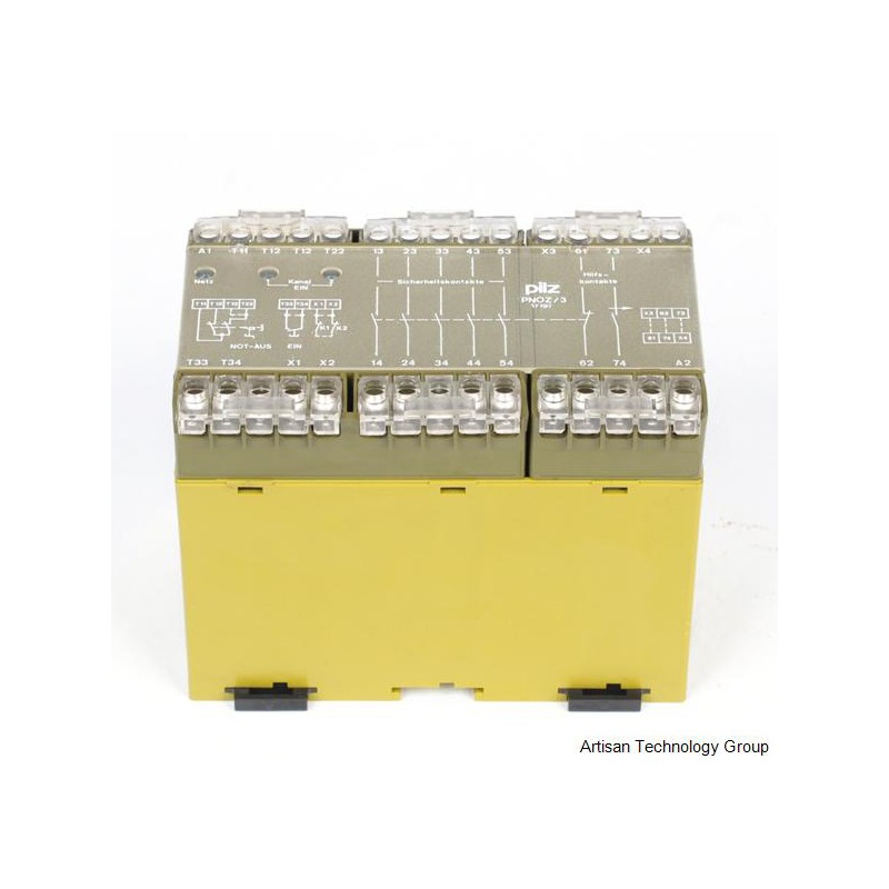 Pilz PNOZ 3 24VDC 5S 1O 1W Emergency Stop Relay and Safety Gate Monitor in IAT Bangladesh PLC BD